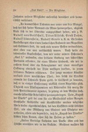 "Das Rütli" - Die Mitglieder