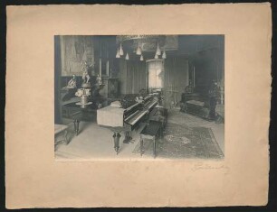 [Bildnis Musikzimmer von Ferruccio Busoni]