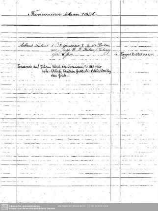 Frommann, Johann U.