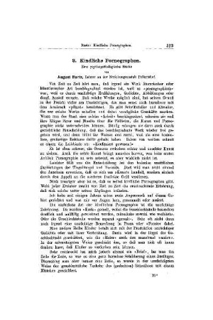 Kindliche Pornographen : eine psychopathologische Studie
