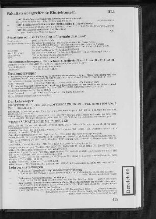 Senatsausschuss Technologiefolgenabschätzung