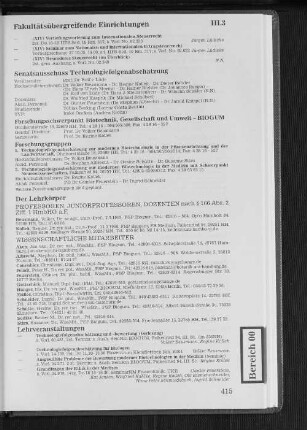 Senatsausschuss Technologiefolgenabschätzung