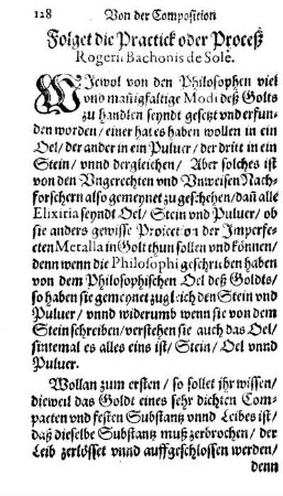 Folget die Practick oder Proceß