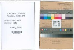 Entnazifizierung Maria Vorwig , geb. 04.02.1897 ()