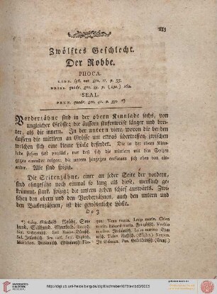 Zwölftes Geschlecht: Der Robbe
