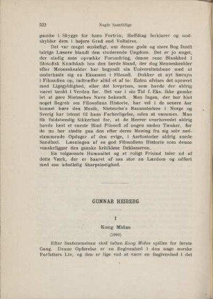 I. König Midas (1890)