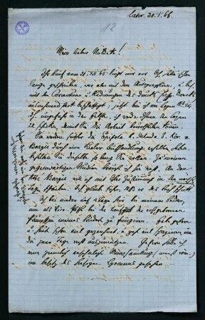 Brief vom 30. Januar 1866