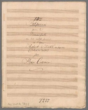 Potpourris - pf. - BSB Mus.Schott.Ha 7383-3