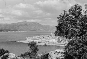 Die Stadt Korcula : Ansicht von Korcula.