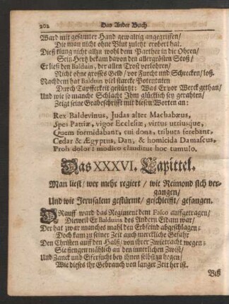 Das XXXVI. - XL. Capittel.