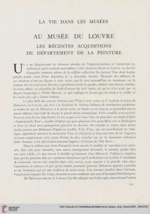 Au musée du Louvre : les récentes acquisitions du département de la peinture