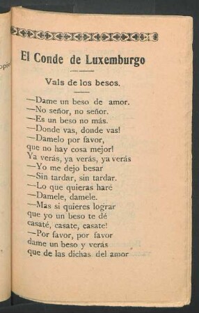 Vals de los besos