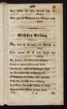 Sechster Gesang