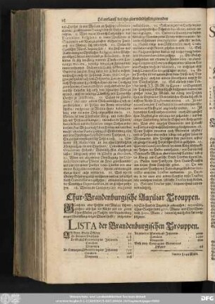 Chur-Brandenburgische Auxiliar Trouppen.