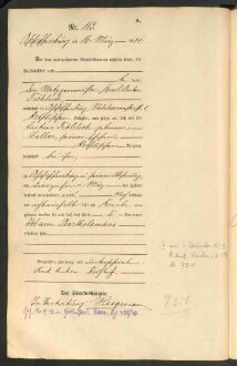Standesamtsbuch der Stadt Aschaffenburg: Geburten 365/1900 - 184/1901