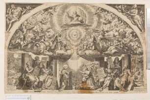 Verkündigung mit Gott, Engeln und Propheten