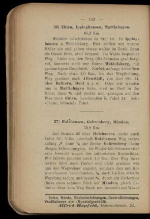 36) Ehlen, Ippinghausen, Martinhagen