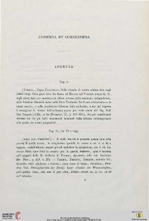 Addenda et Corrigenda