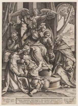 Heilige Familie mit Elisabeth und Johannes dem Täufer