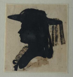 Silhouette der Therese Forster geb. Heyne