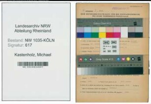 Entnazifizierung Michael Kastenholz , geb. 18.12.1893 (Bergarbeiter)
