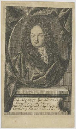 Bildnis des Joh. Abraham Mercklinus