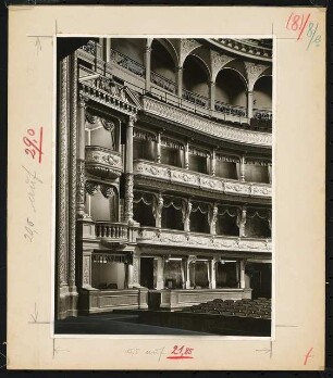 Stadttheater, Augsburg: Ansicht Zuschauerraum