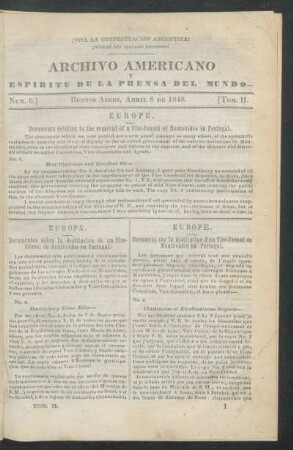 Número 6. - Buenos Aires, Abril 8 de 1848.