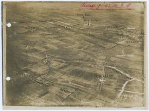 Foto des Geländes südwestlich von Quéant (Luftbild)