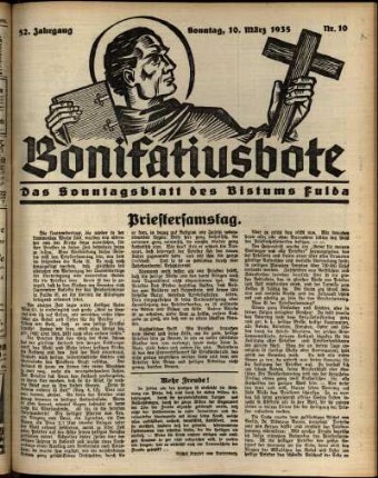 Ausgabe vom Sonntag, den 10. März 1935.