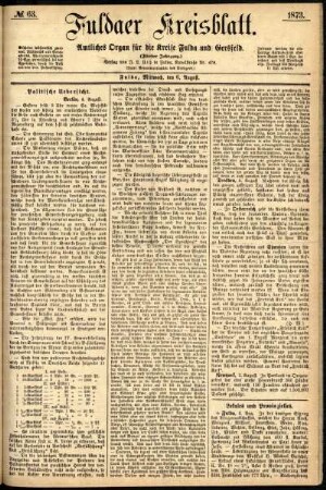 Ausgabe vom Mittwoch, den 06. August 1873.