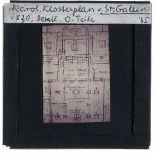 St. Gallen, Kloster : Klosterplan