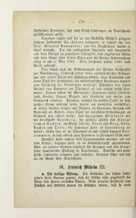 16. Friedrich Wilhelm III.