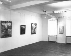 Ausstellung Ansgar Skiba. Verlockungen und Zipora Rafaelov. Kern-Or vom 12.4. - 1.6.2008. Raumaufnahme