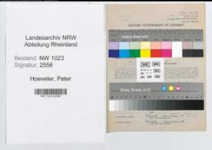 Entnazifizierung Peter Hoeveler , geb. 07.12.1905 (Finanzinspektor)