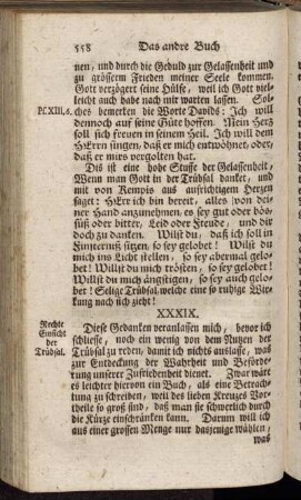 XXXIX. Rechte Einsicht der Trübsal. - XL. Die letzten Dinge.