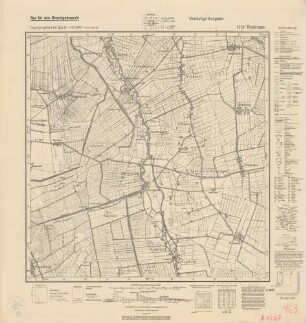 1778 Trutenau, Topographische Karte 1:25000 (4 cm - Karte)
