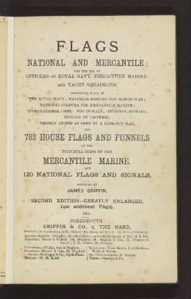 Flags : national and mercantile ; for the use of officers of Royal Navy, mercantile marine and yacht squadrons