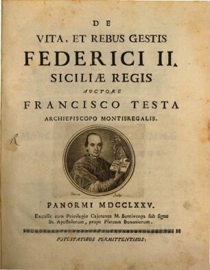 De vita et rebus gestis Federici II.