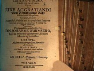 De Jure Aggratiandi : Vom Begnadigungs-Recht