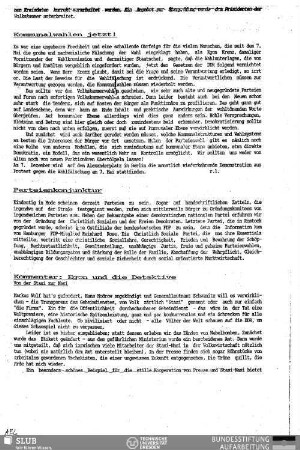 Kommunalwahlen jetzt!