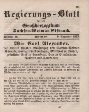 Nr. 38 : 9. November 1853