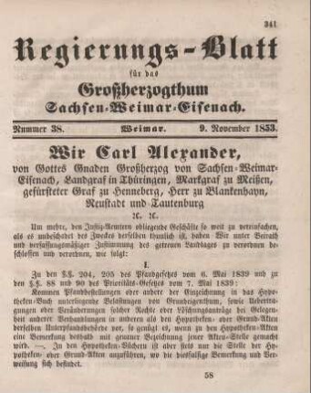Nr. 38 : 9. November 1853