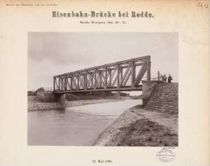 Dortmund-Ems-Kanal. Eisenbahnbrücke, Rodde: Ansicht