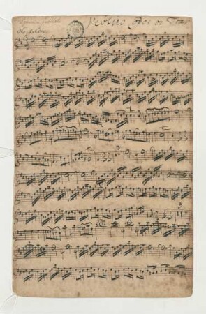 Violino / Flauto traverso conc[ertato]
