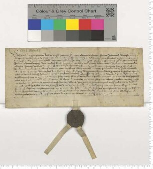Dem Propste zu St. Johannis Dr. Joh. Knutzen wird eine Präsentation dargebracht für eine Kommende am Ursule Altar zu St. Johannis [lat].