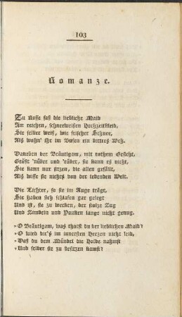 Romanze
