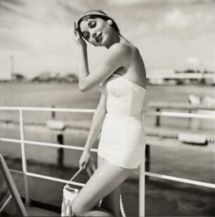 Modeaufnahme, Modell Elsa Martinelli