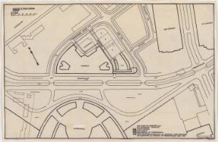 Haus des Rundfunks, Berlin-Charlottenburg Wettbewerbs-Entwurf: Lageplan 1:500