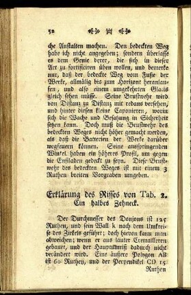 Erklärung des Riffes von Tab. 2. Ein Halbes Zehneck.
